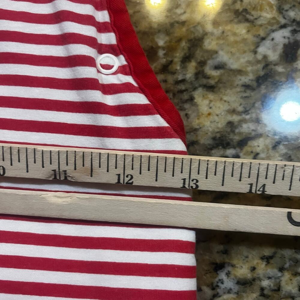 Slumbersack Boy 6-18m Sleep Sack Red White Striped Train Fire Truck Zip - Picture 7 of 8